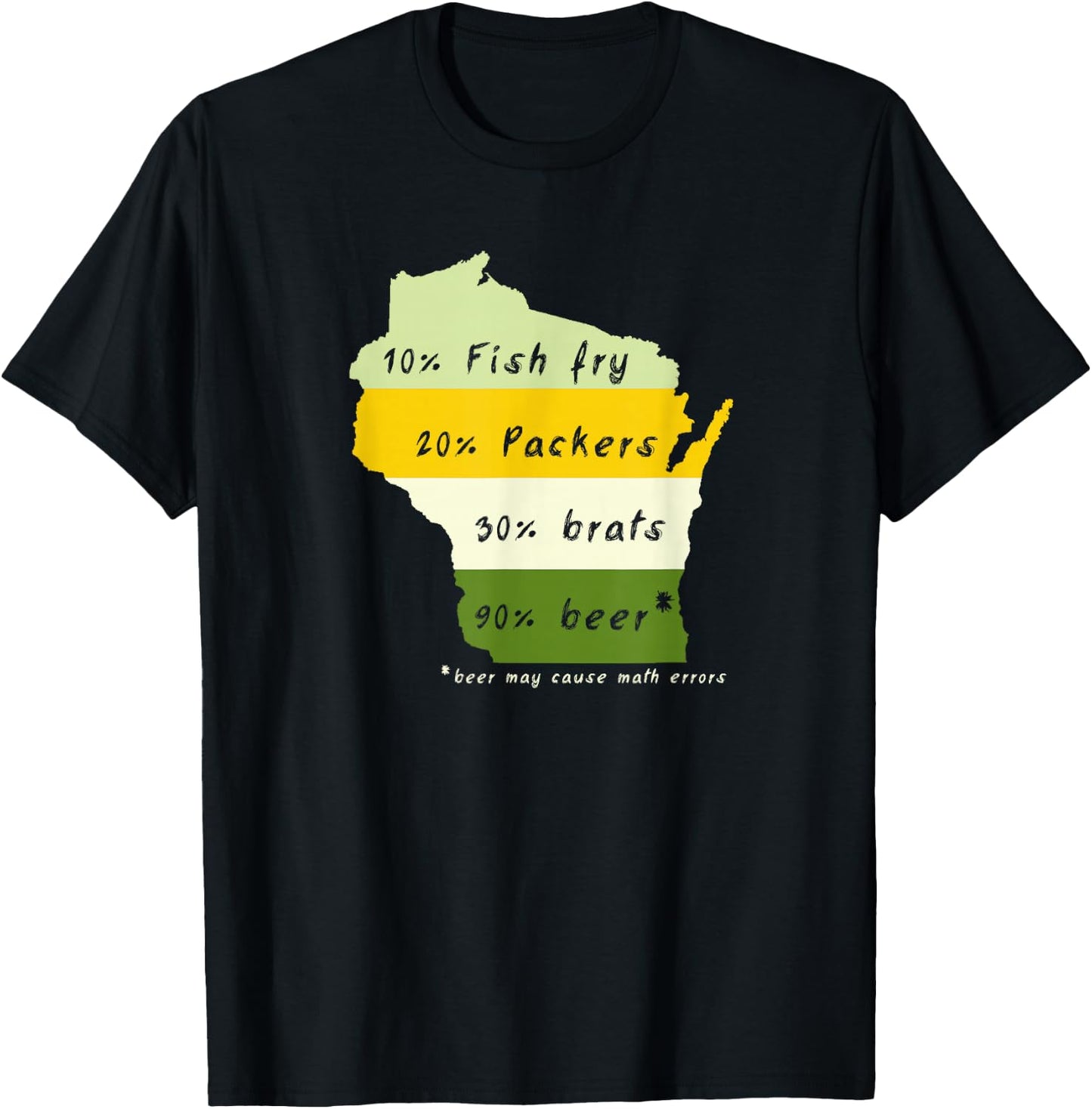 Drink Local Wisconsin Beer Drinking T-Shirt - T-Shirt | Black