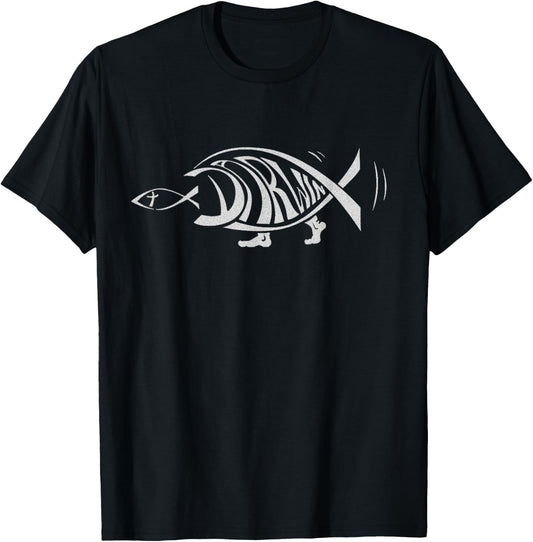Anti Religion Atheist Atheism - Black, , Short Sleeve, Modern Cartoon - Small T-Shirt - T-Shirt | Black