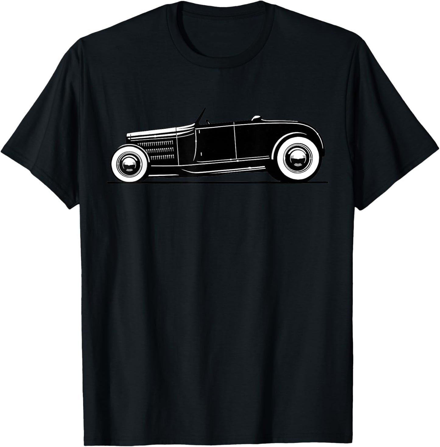 1929 Hot Rod Roadster T-Shirt - T-Shirt | Black