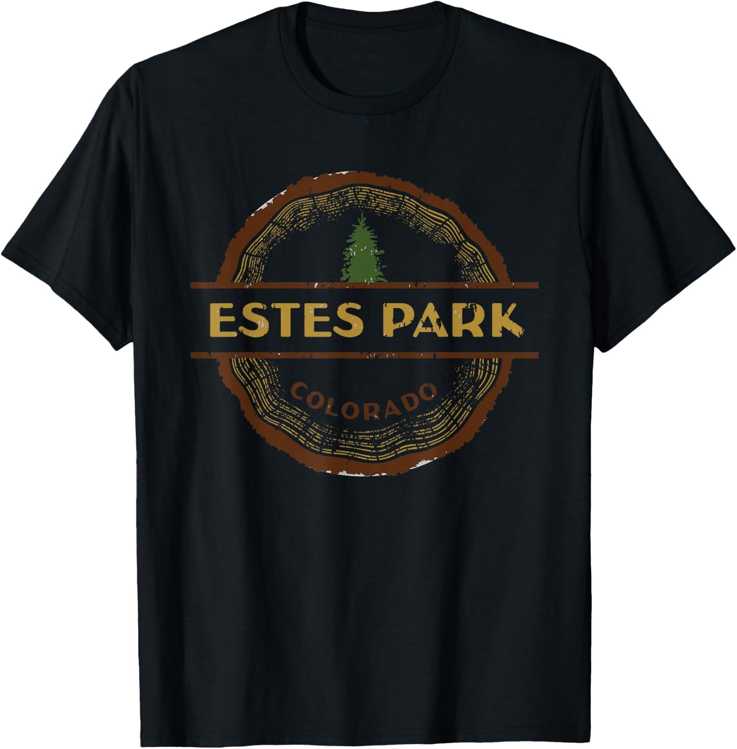Estes National Park Colorado T-Shirt - T-Shirt | Black