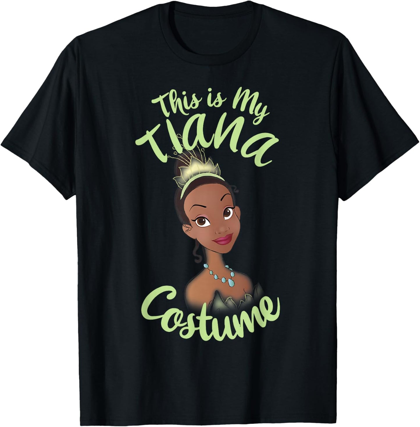 Disney The Princess and The Frog My Tiana Halloween Costume T-Shirt - T-Shirt | Black