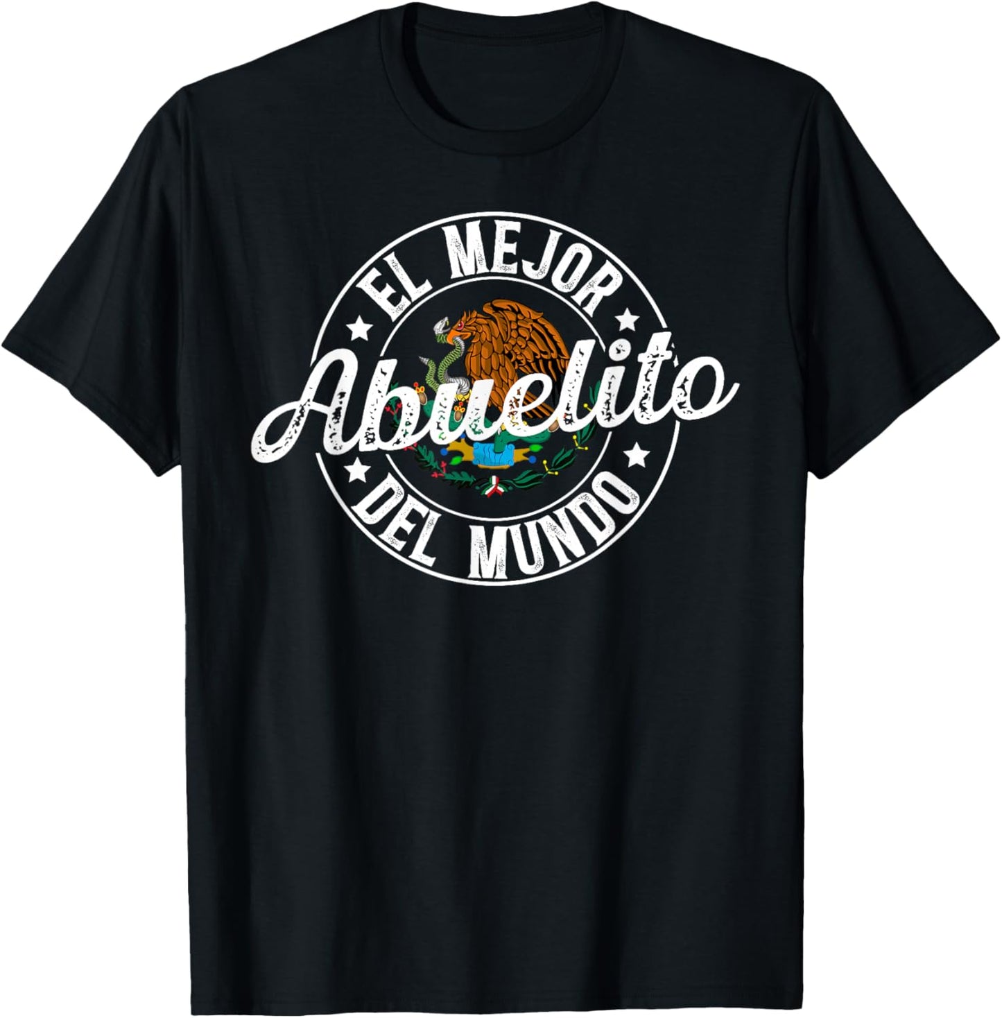 El Mejor Abuelito Del Mundo Abuelito Grandpa T-Shirt - T-Shirt | Black