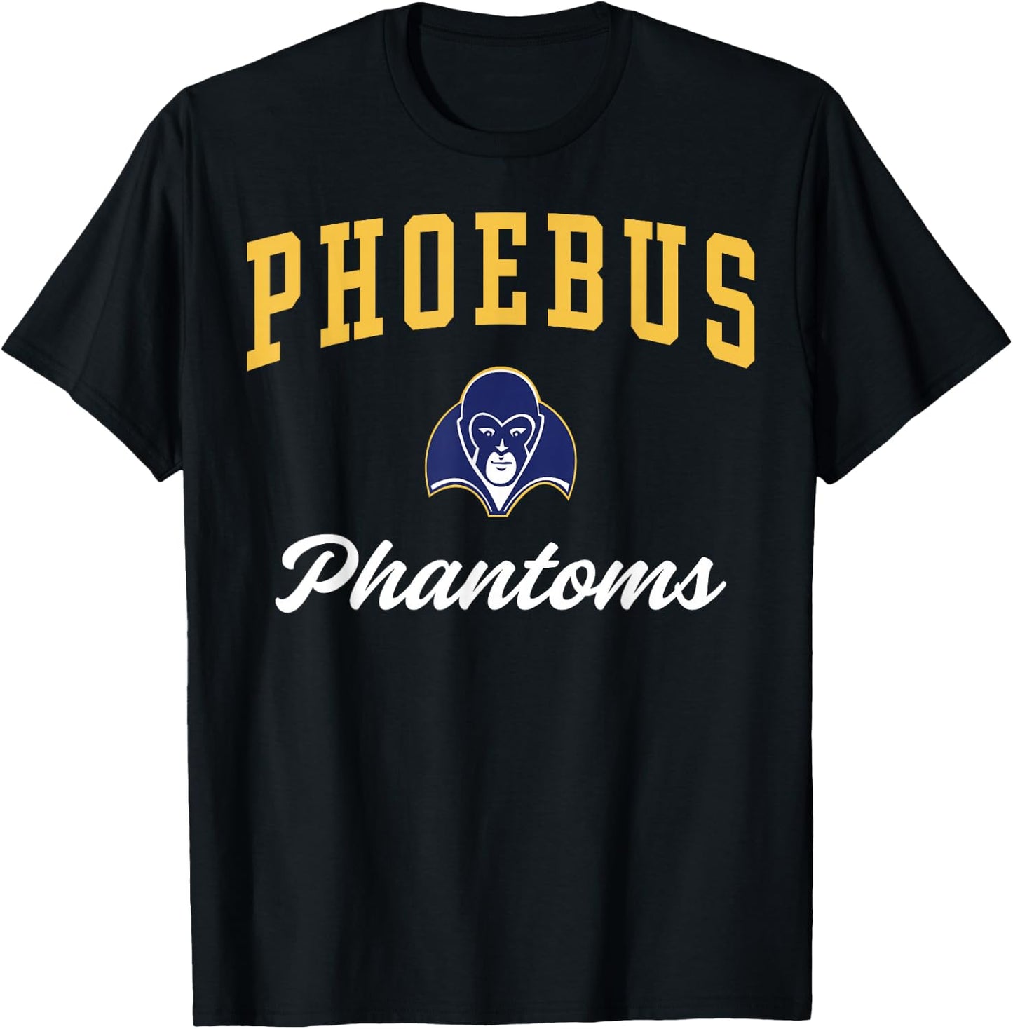 Phoebus High School Phantoms C3 T-Shirt - T-Shirt | Black
