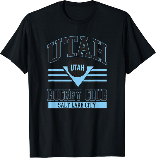 Utah Hockey Club White Officially Licensed T-Shirt - T-Shirt | Black