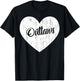 Outlaws School Sports Fan Team Spirit Mascot Heart Gift T-Shirt - T-Shirt | Black