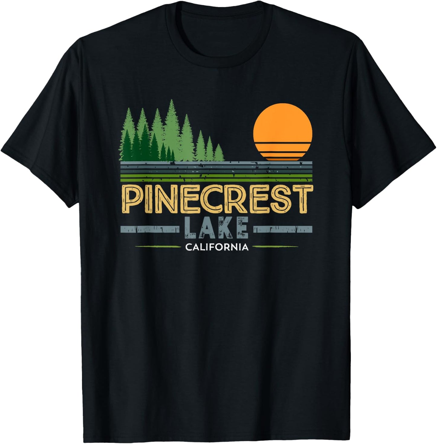 Pinecrest Lake T-Shirt - T-Shirt | Black