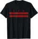 Washington D.C. Flag Vintage Distressed Fade T-Shirt - T-Shirt | Black