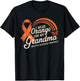 I Wear Orange For My Grandma Multiple Sclerosis T-Shirt - T-Shirt | Black