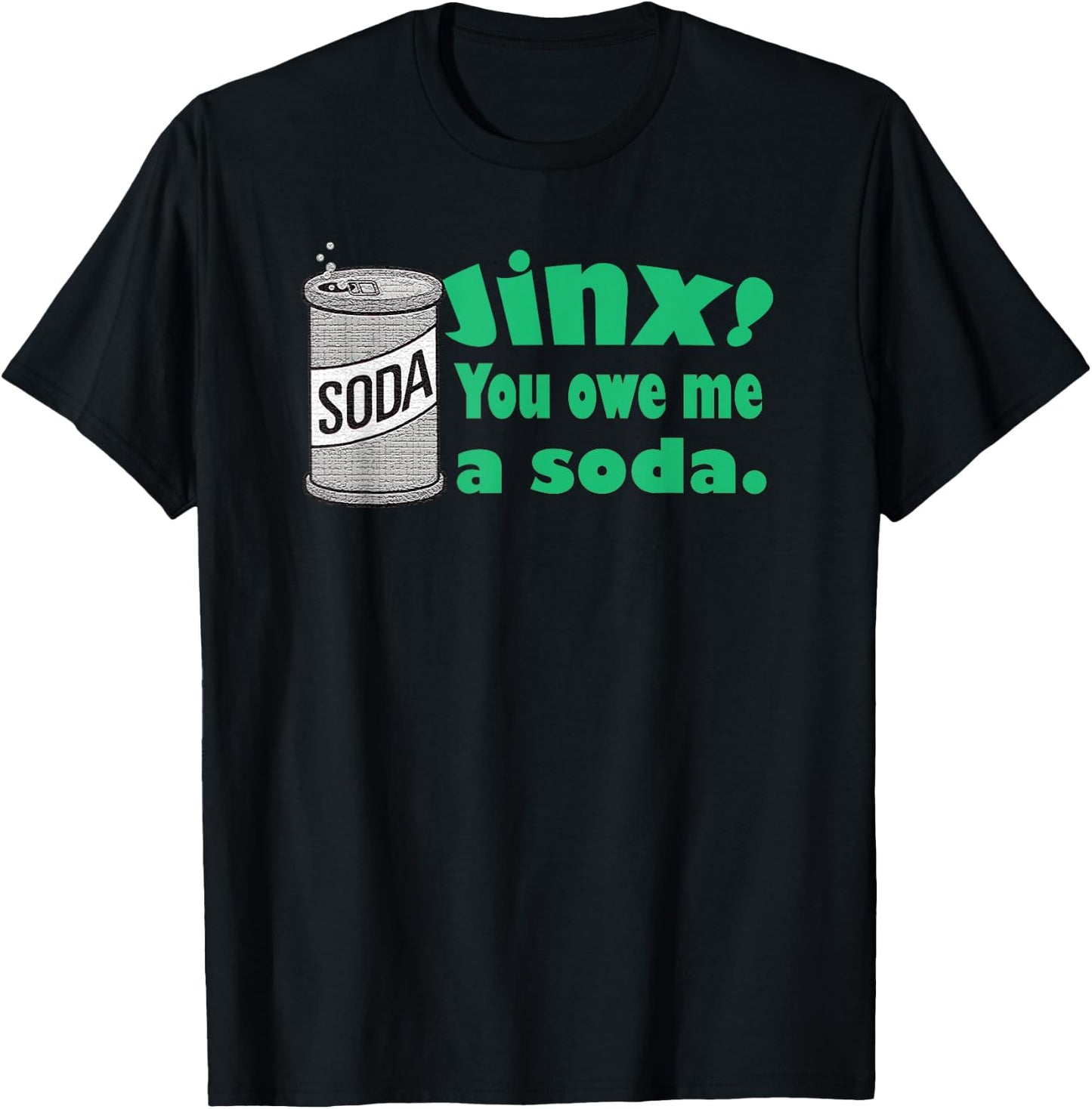 You Owe Me a Soda, 80s Children's Throwback Game T-Shirt - T-Shirt | Black
