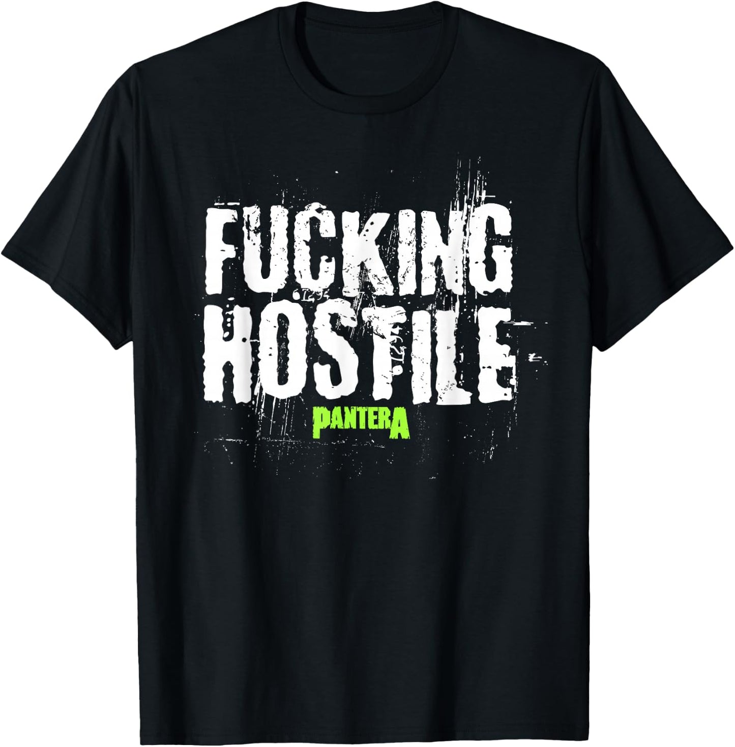 Pantera Official F-ing Hostile T-Shirt - T-Shirt | Black
