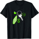 Green Color Success Keys Love Peace Money Graphic T-Shirt - T-Shirt | Black
