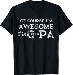 G-PA Shirts | Granddad Shirt Gift from grandson T-Shirt - T-Shirt | Black