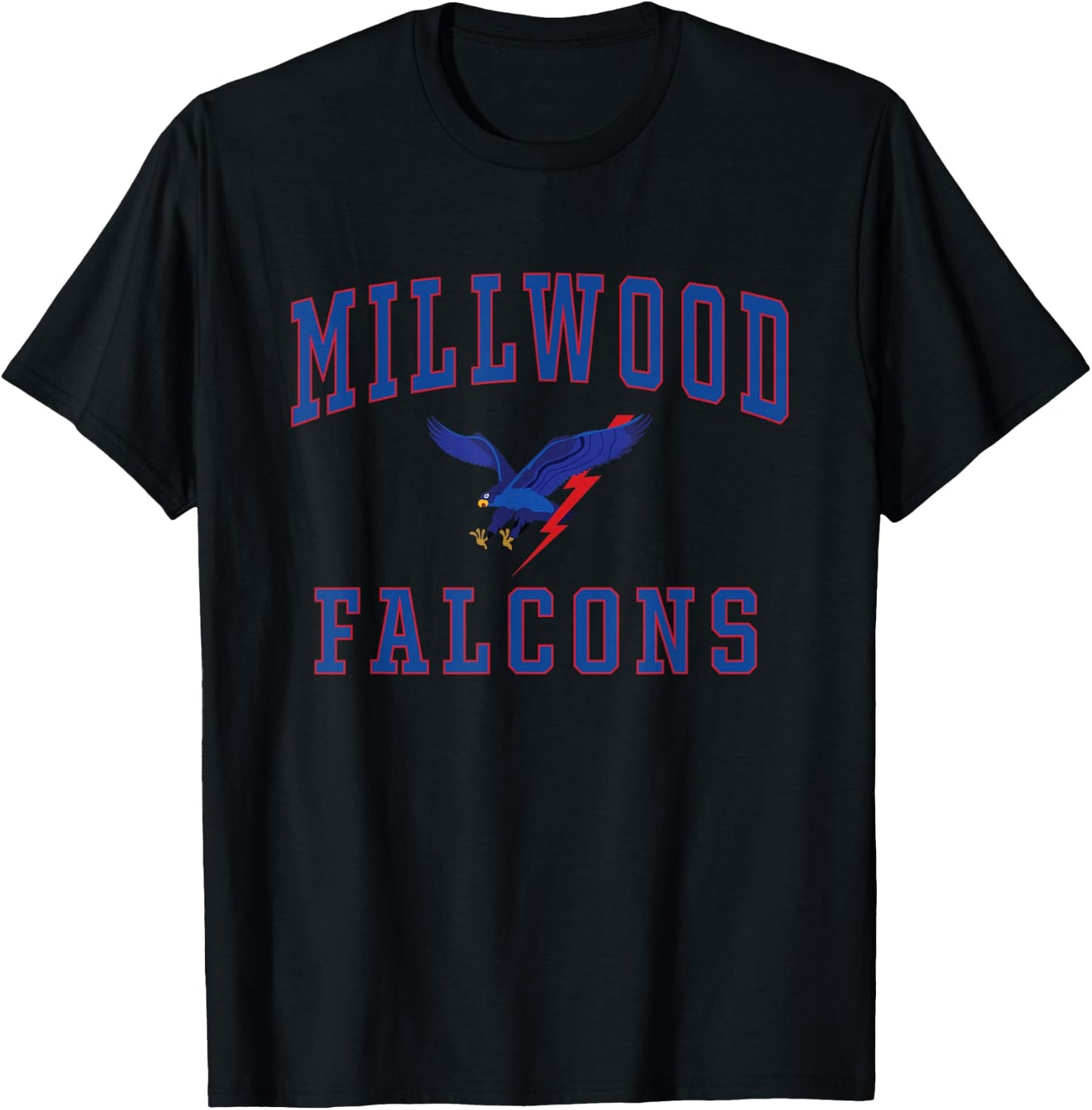 Millwood High School Falcons C1 T-Shirt - T-Shirt | Black