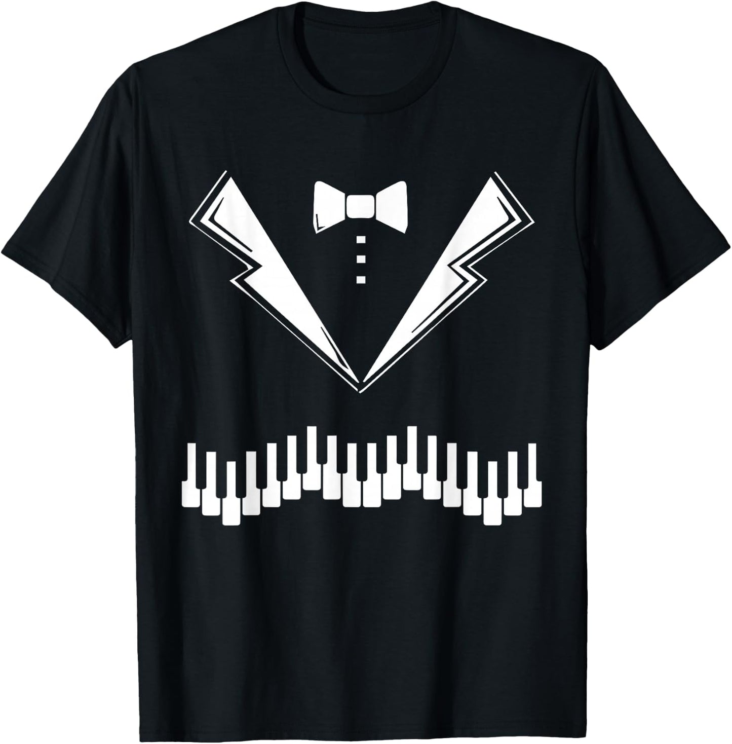 Funny Costume Keyboard Piano Player For The Concert Pianist T-Shirt - T-Shirt | Black