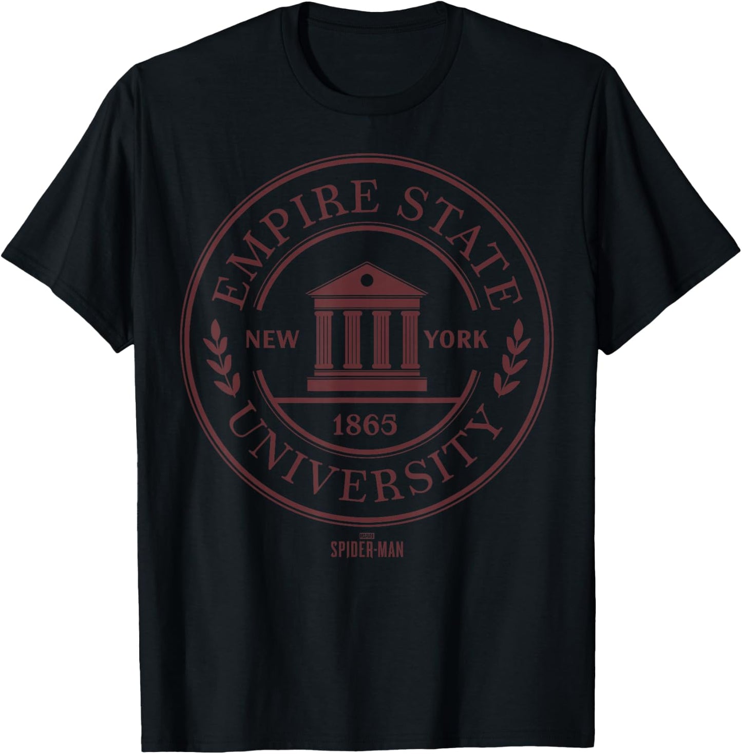 Marvel Games Classic Spider-Man Empire State University T-Shirt - T-Shirt | Black