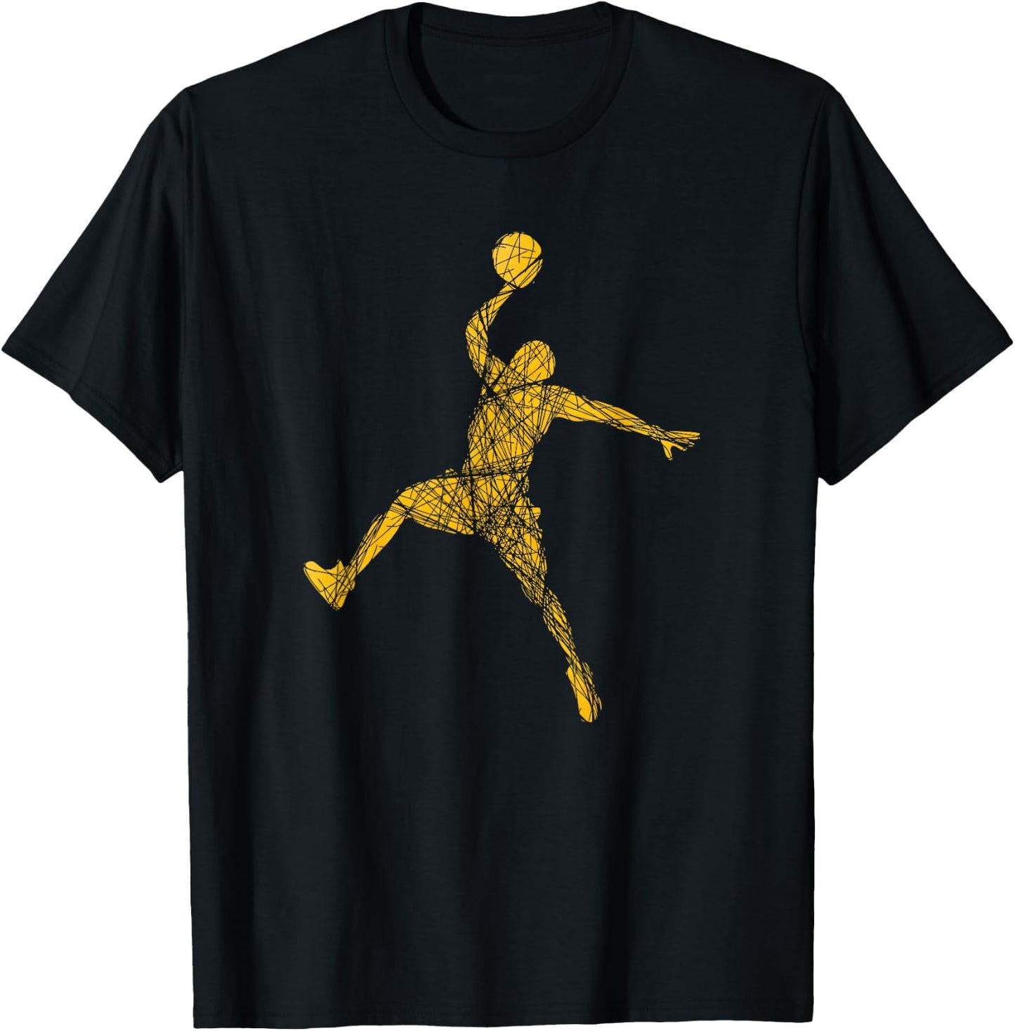 Basketball Sports Fan Men Kids Youth Player T-Shirt - T-Shirt | Black