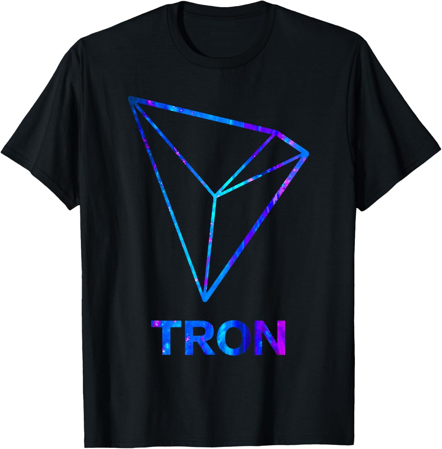 Official Logo TRON Shirt - TRX HODL Astral T-Shirt - T-Shirt | Black