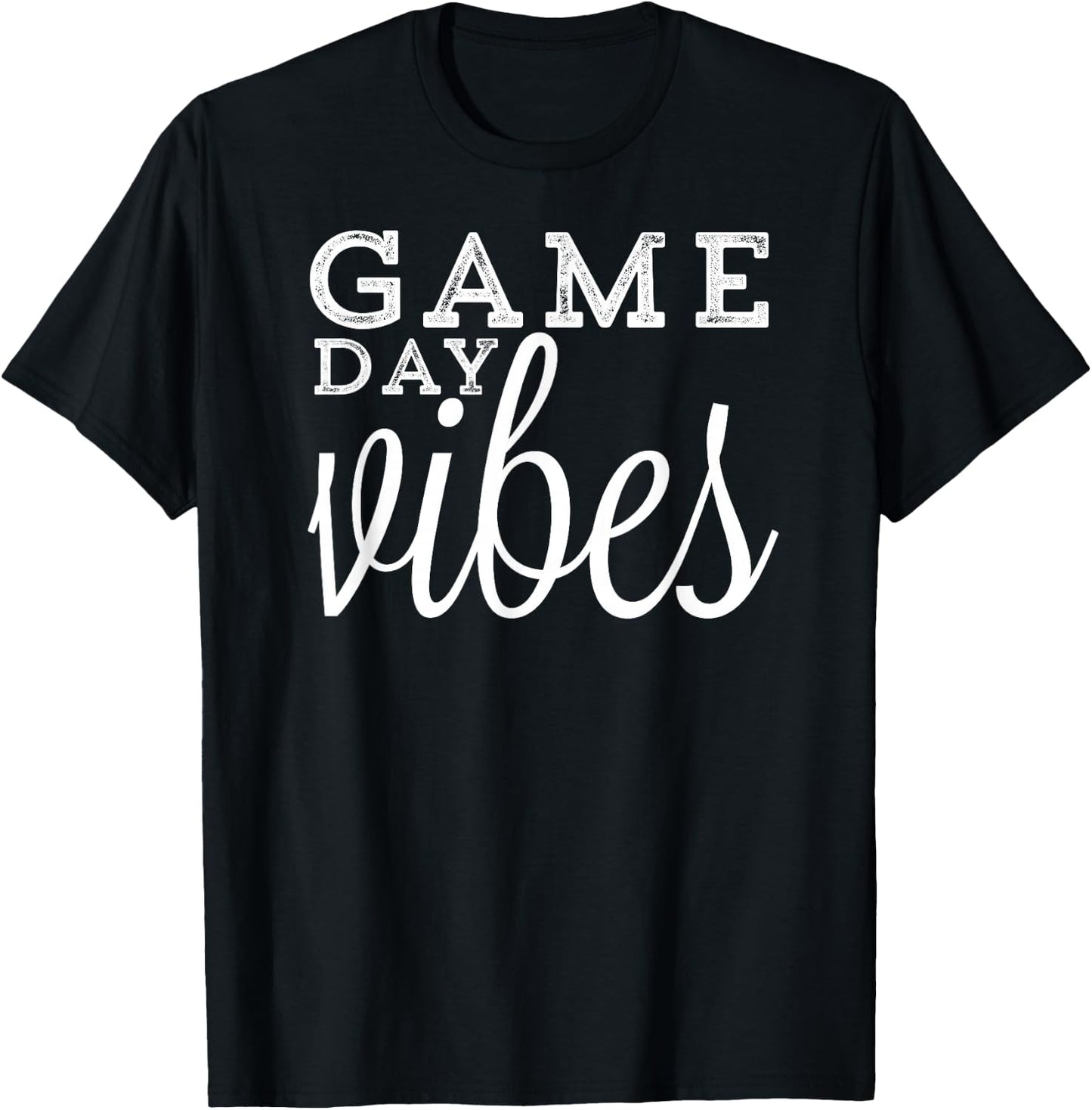 Game day, sports, fall, hay ride, Friday night lights. T-Shirt - T-Shirt | Black