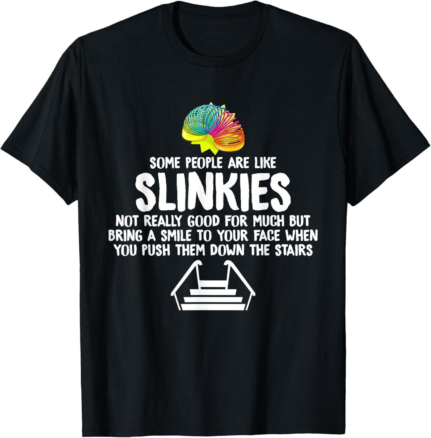 Mondello Apparel -Adults Black Slinkies T-Shirt - T-Shirt | Black