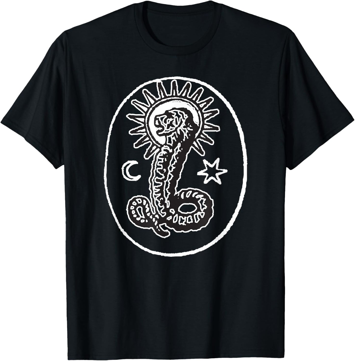 Demiurge Chnoubis Abraxas Symbol T-Shirt - T-Shirt | Black
