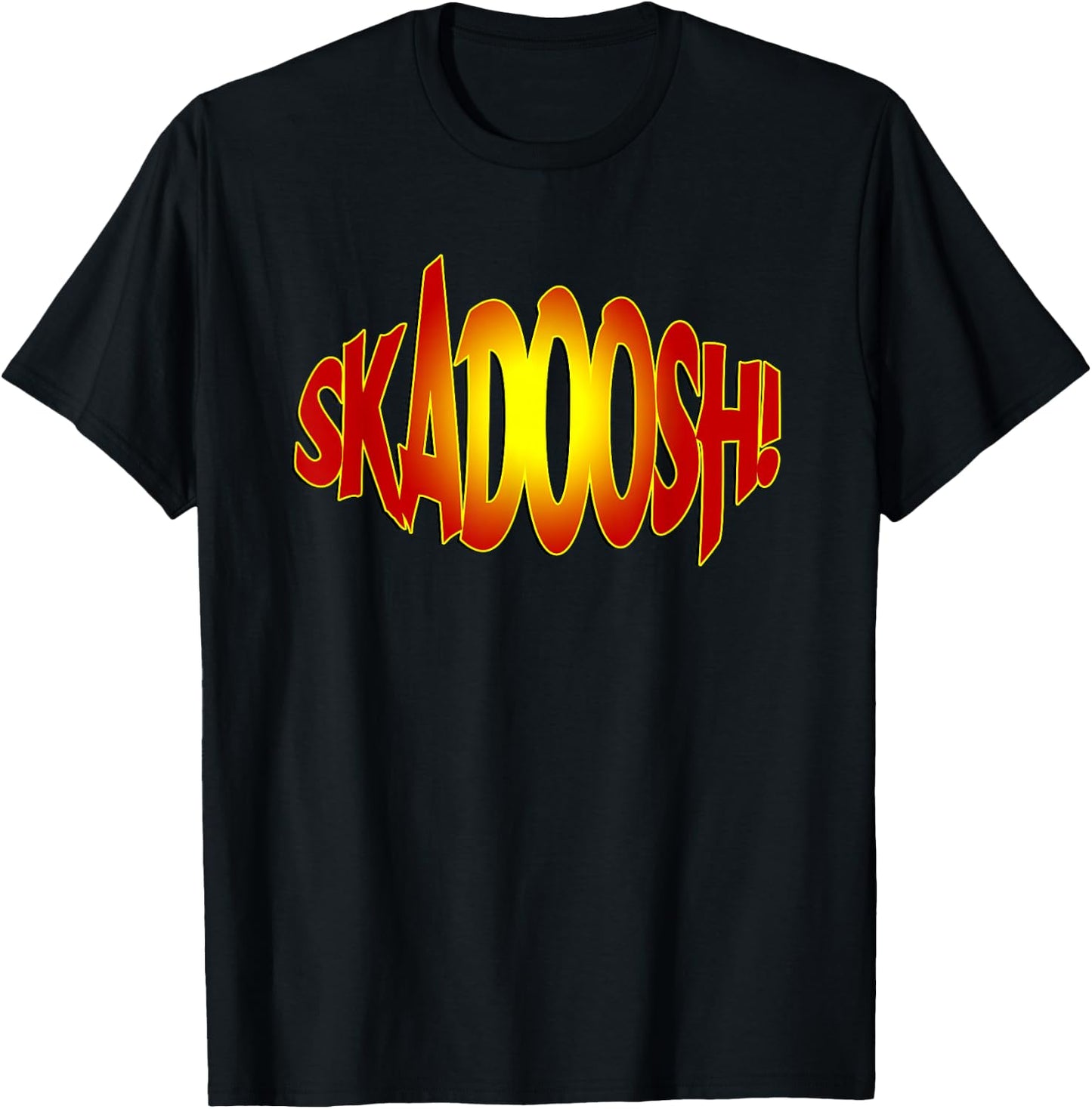 Panda Power - Comic Phrase Skadoosh 1 - Kung Fu Fan T-Shirt - T-Shirt | Black