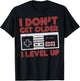 Nintendo Level Up SNES Controller Classic Fit - Black, Adult, Round Neck T-Shirt - T-Shirt | Black