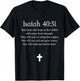 Isaiah 40:31 Bible Verse Scripture Christian T-Shirt - T-Shirt | Black