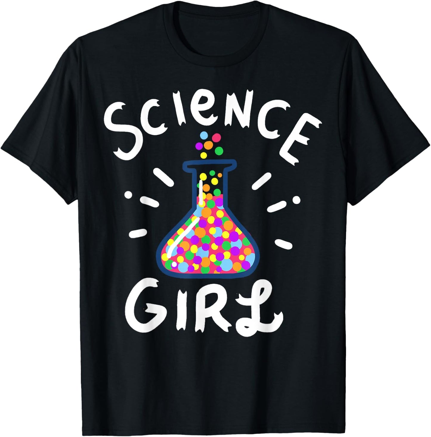 Science Girl Chemistry Biology Student Teacher Small T-Shirt - T-Shirt | Black