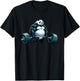 Workout Panda Deadlifter Funny Gym Lifting Motivation T-Shirt - T-Shirt | Black