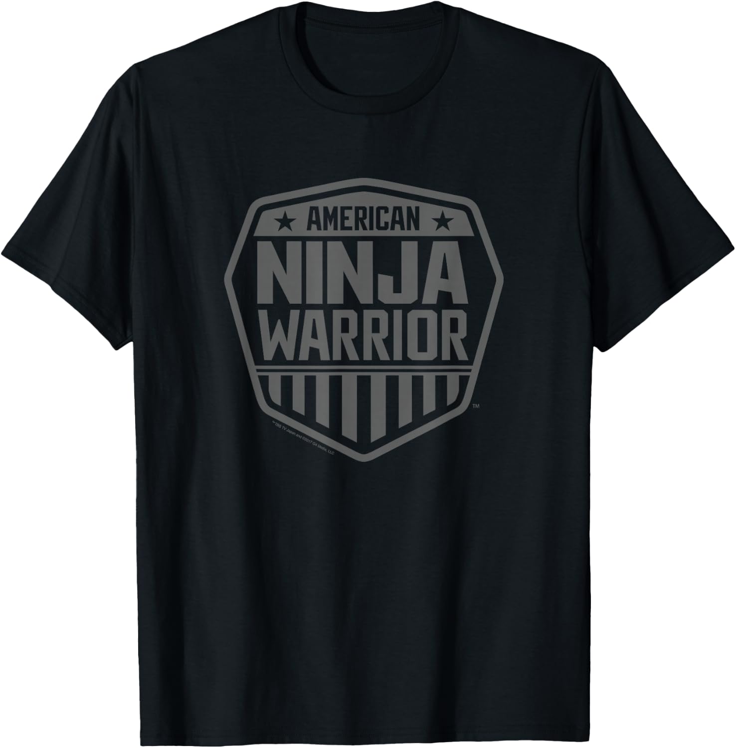 American Ninja Warrior Standard T-Shirt - T-Shirt | Black