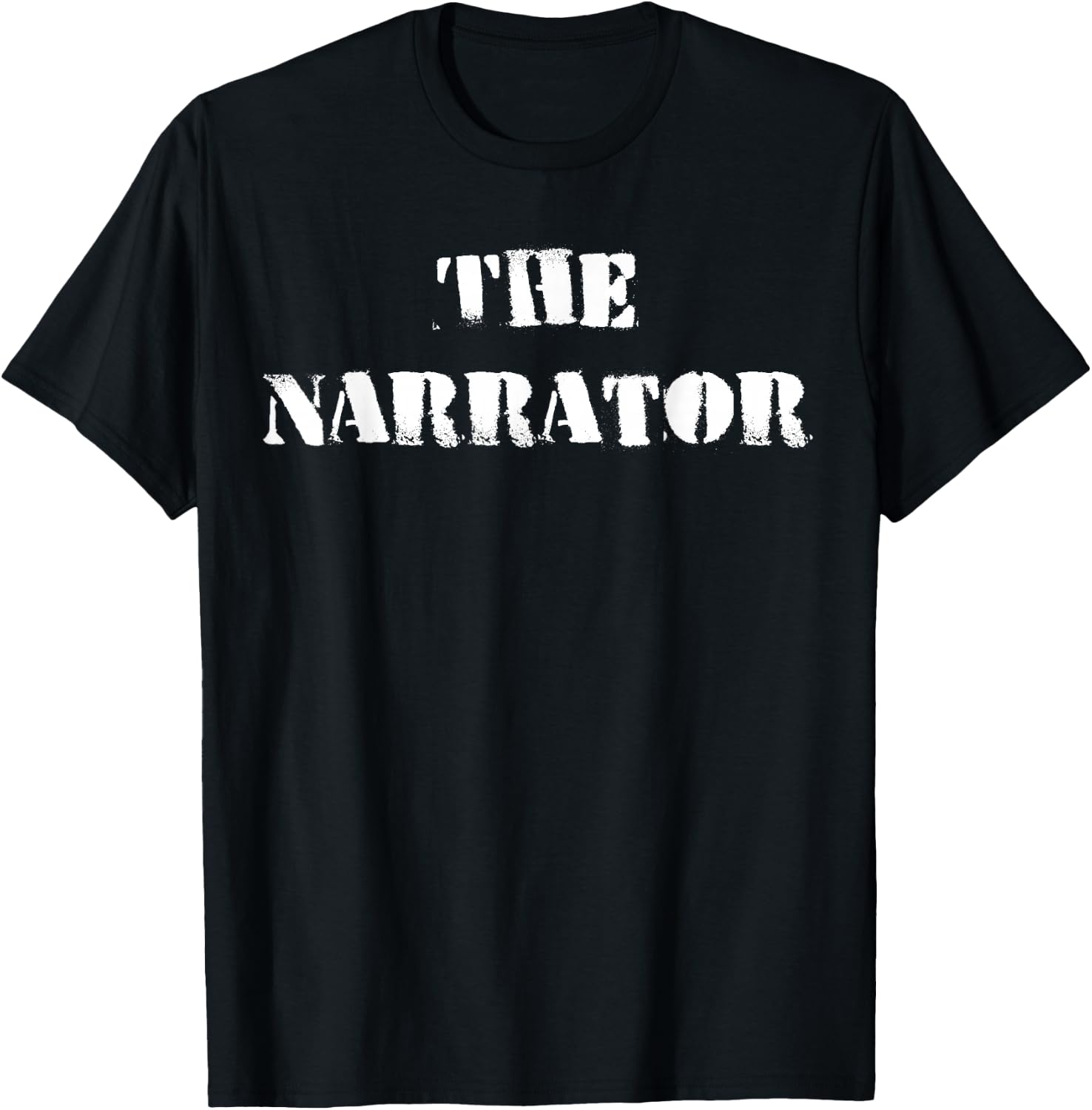 Funny Narrator T-Shirt - T-Shirt | Black