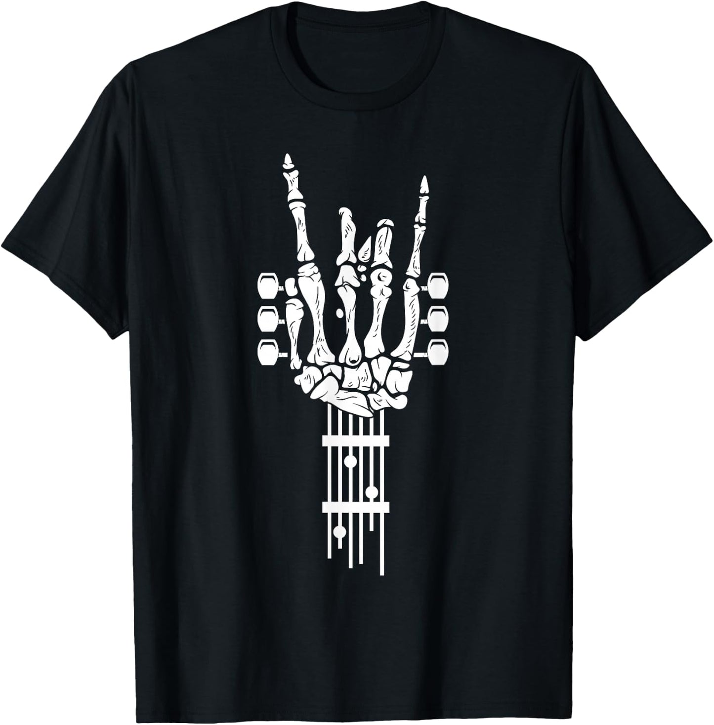 Rock and Roll Punk Rock Band Concert Guitar Accessories Gift T-Shirt - T-Shirt | Black