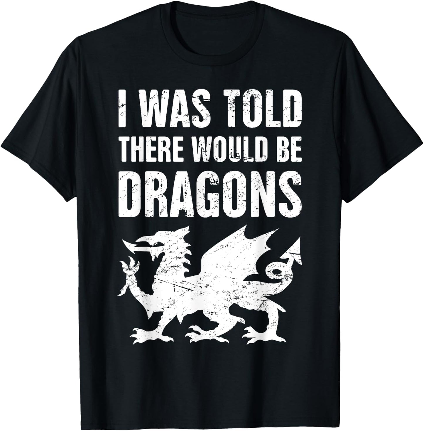 I was Told There Would Be Dragons Renaissance Fair T-Shirt - T-Shirt | Black