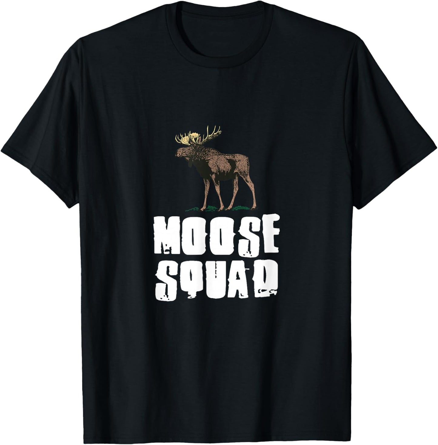 MOOSE Squad Cool Hunting MOOSE T-Shirt - T-Shirt | Black