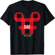 Disney Mickey Mouse Family Matching Holiday Plaid Dad T-Shirt - T-Shirt | Black