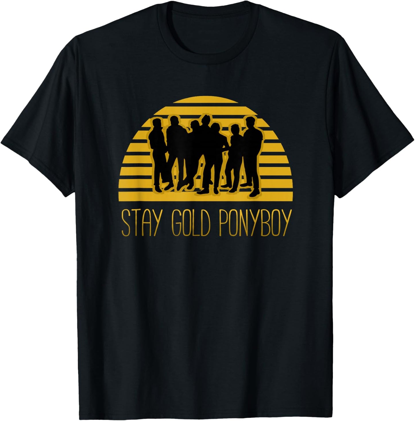 Stay Gold Ponyboy T-Shirt - T-Shirt | Black