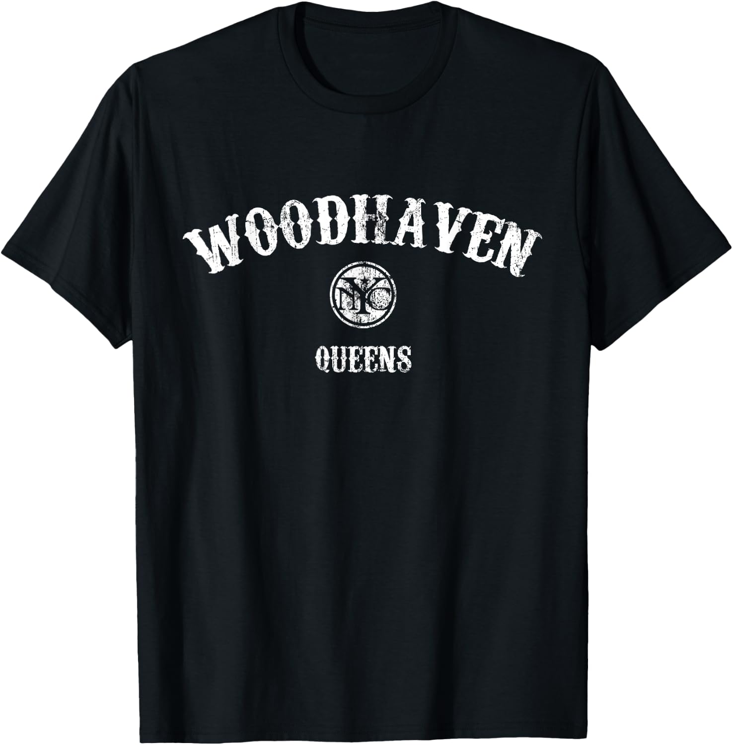 Woodhaven Queens New York T-Shirt - T-Shirt | Black