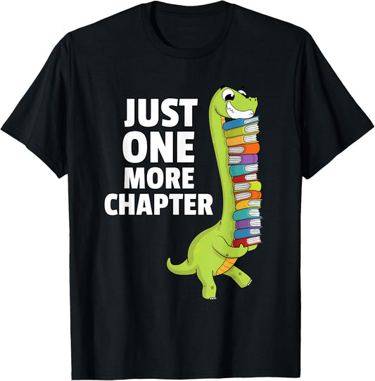 Just One More Chapter For Teacher Men Women Kids T-Shirt - T-Shirt | Black