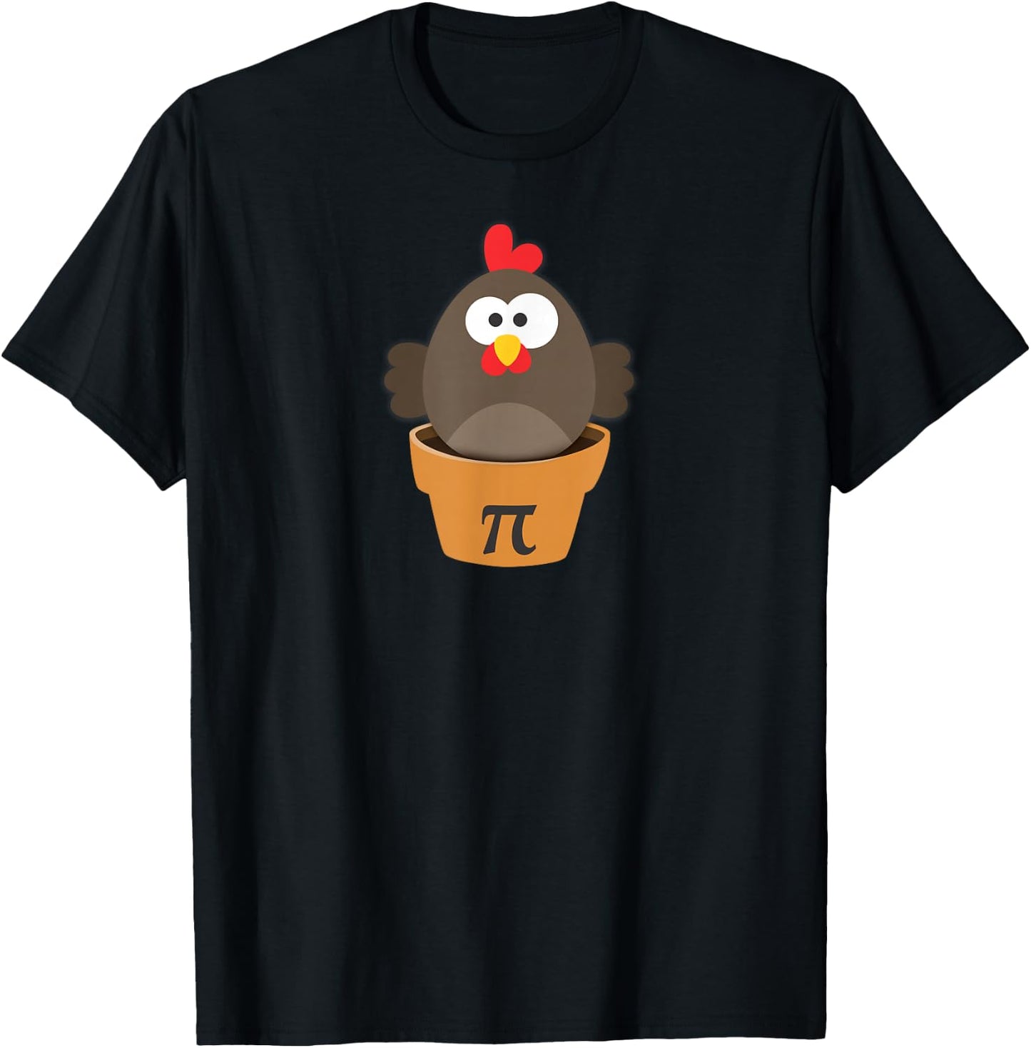 Chicken Pot Pi Shirt - Funny Math - Chicken Pot Pie T-Shirt - T-Shirt | Black