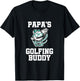 Kids Papa's Golfing Buddy Golf Buddy T-Shirt - T-Shirt | Black