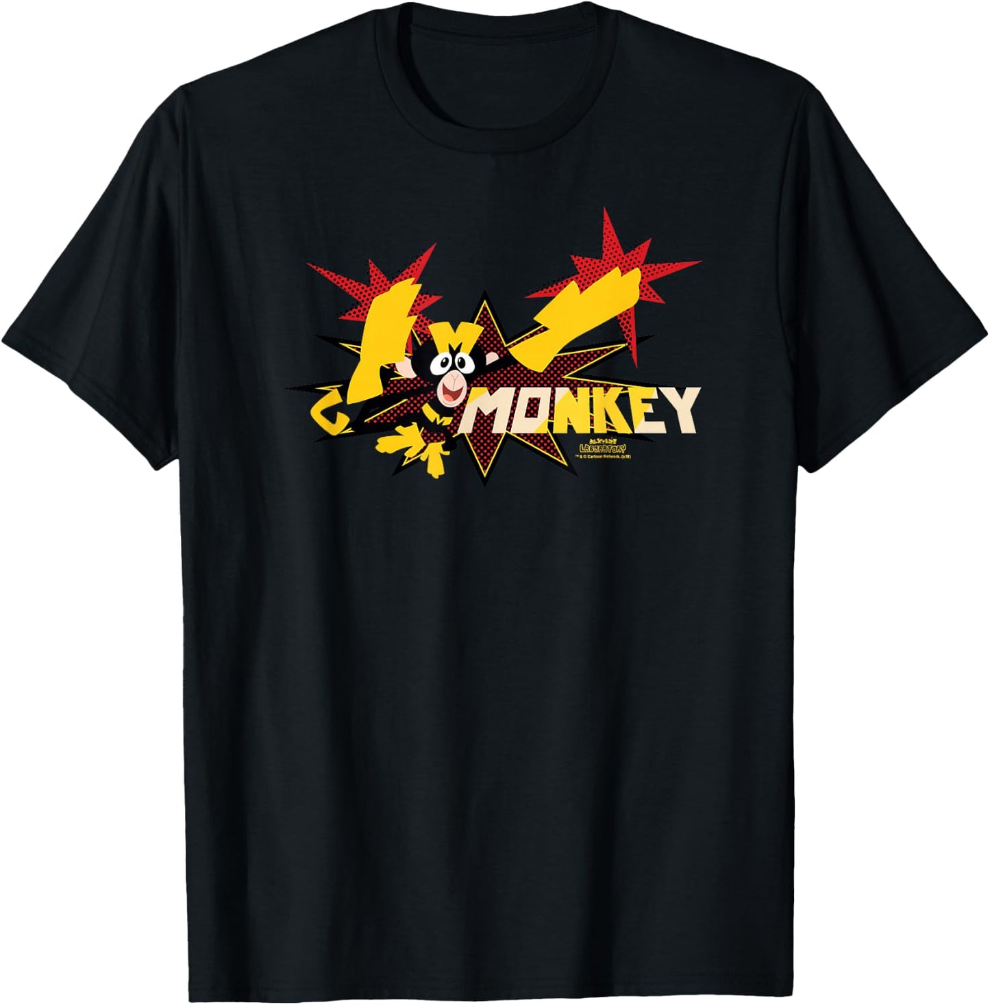 Dexter's Laboratory Monkey T-Shirt - T-Shirt | Black