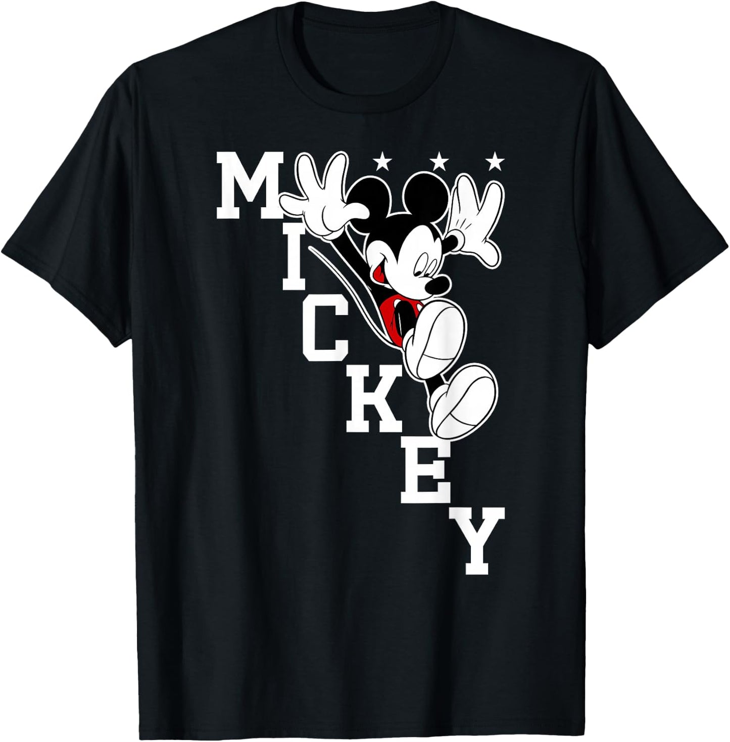 Disney - Mickey Mouse Captain T-Shirt - T-Shirt | Black