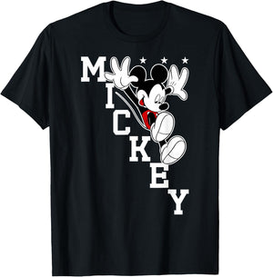 Disney - Mickey Mouse Captain T-Shirt - T-Shirt | Black