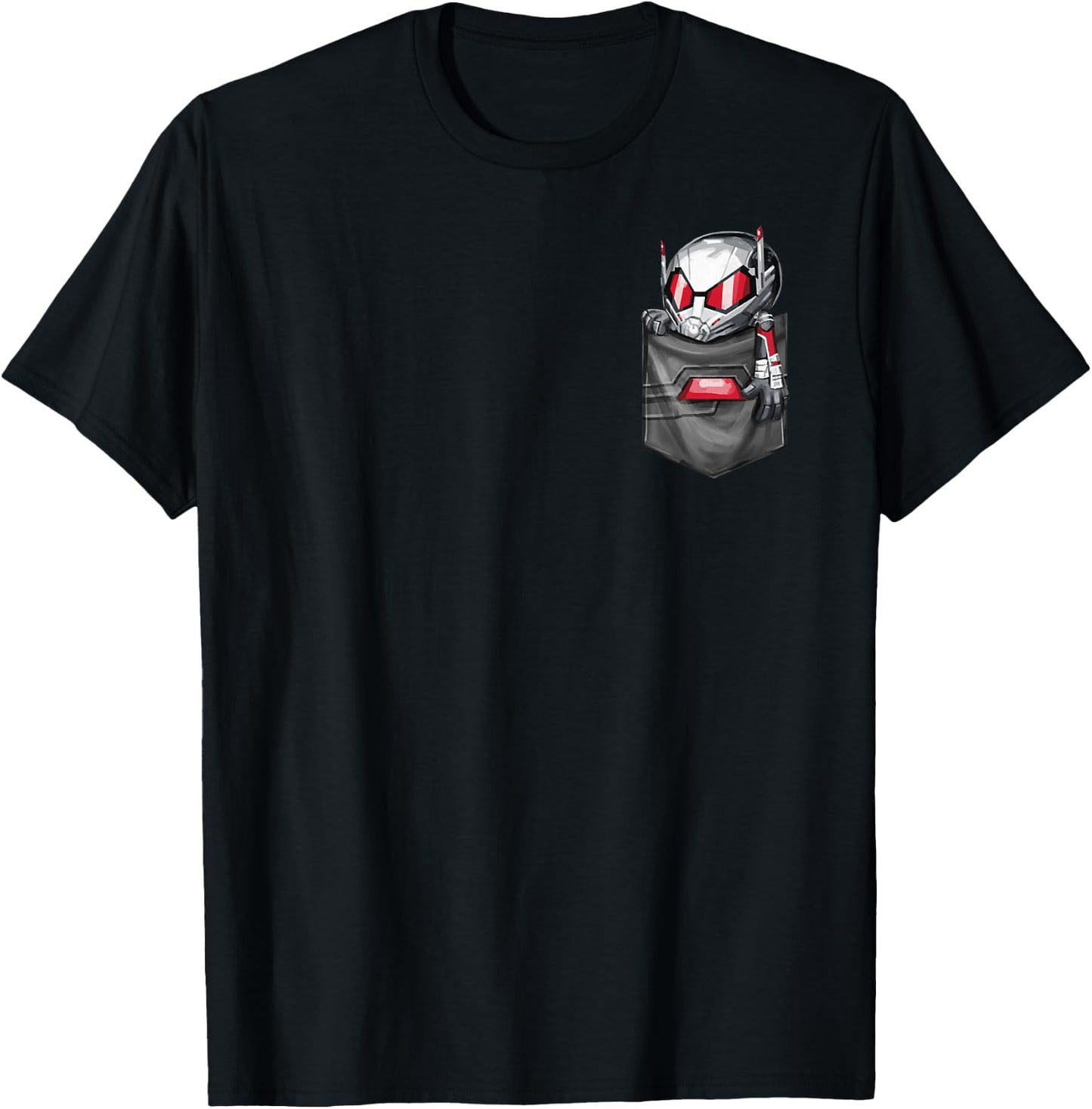 Marvel Ant Man Left Chest Pocket Graphic T-Shirt - T-Shirt | Black