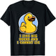 Ich lig große Duten und ich kann Nicht liegen - Rubber Duck T-Shirt - T-Shirt | Black