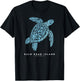 Bald Head Island NC Beach Vacation Vintage Sea Turtle T-Shirt - T-Shirt | Black