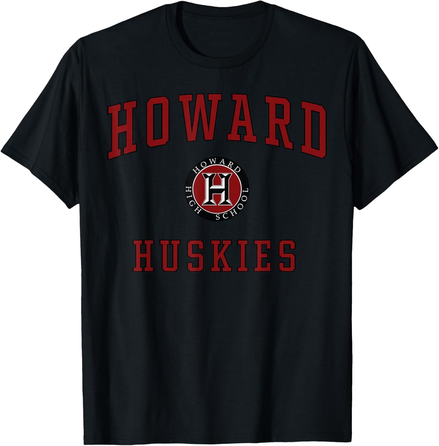 Howard High School Huskies C1 T-Shirt - T-Shirt | Black