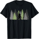 Bigfoot In The Forest Funny Sasquatch Bigfoot T-Shirt - T-Shirt | Black