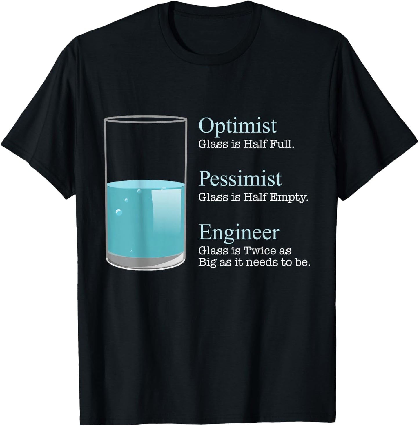 Funny Engineering Adult Classic Fit Black Engineer Humor Small T-Shirt - T-Shirt | Black