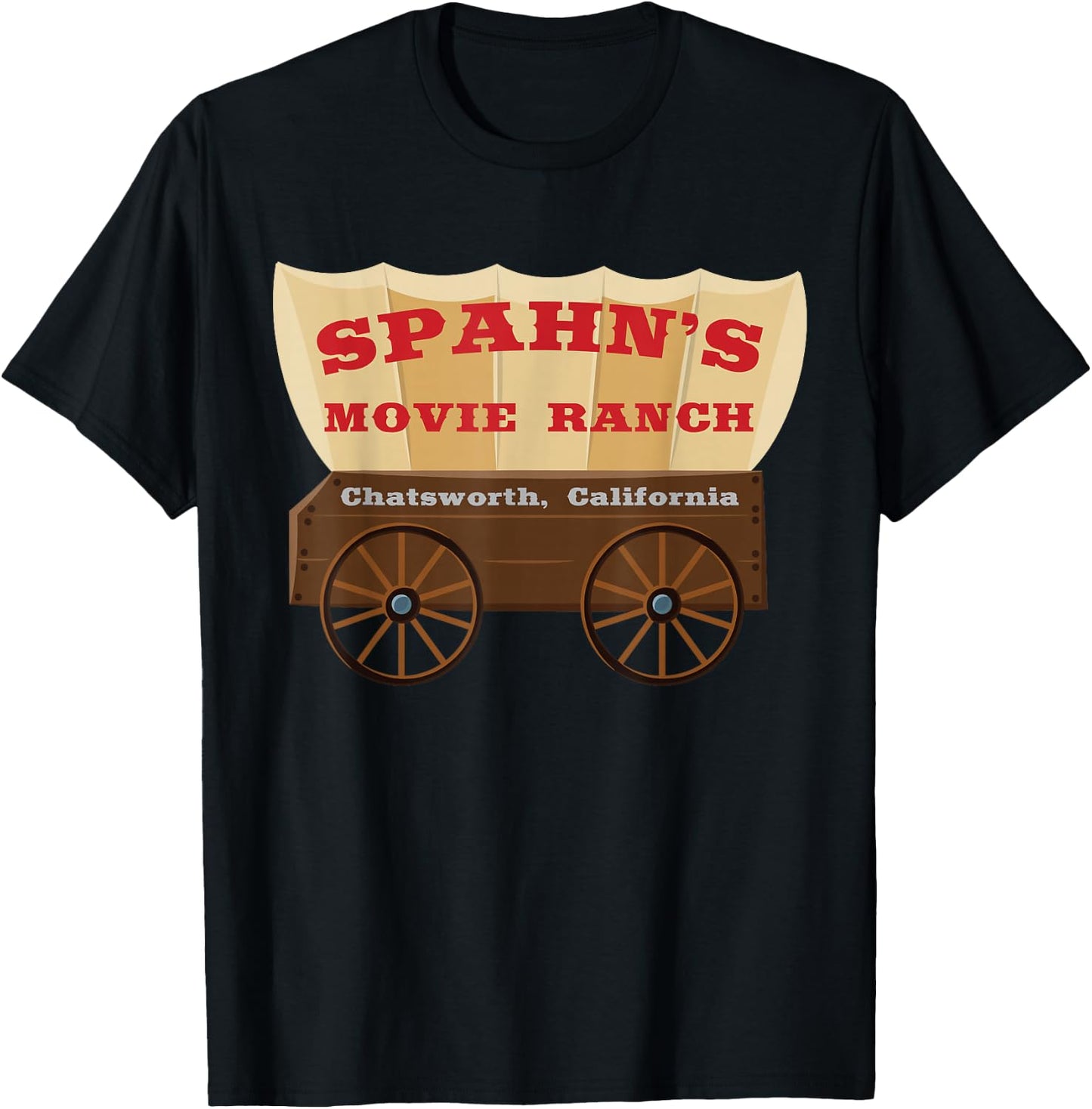 Spahn's Movie Ranch Chatsworth California T-Shirt - T-Shirt | Black